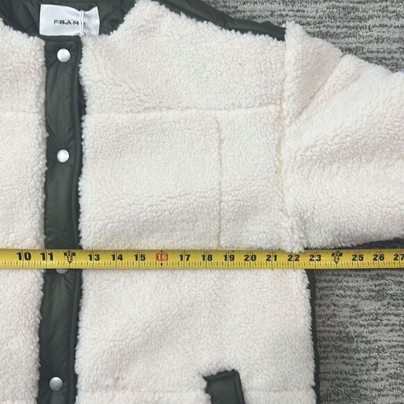 NWT Frame Oversized Sherpa Army Jacket Small - Picture 10 of 14